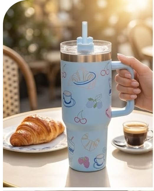 European Café Serenity Tumbler (40oz)